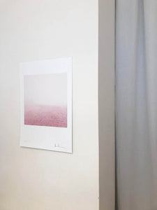 Elbe (rosa) - The Pink River  - A Poster (signed)